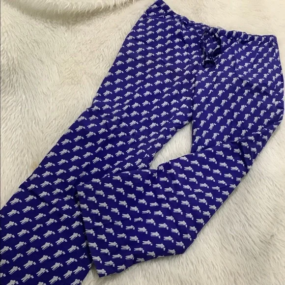Vineyard Vines novelty blue MTV pj lounge elastic pants - Picture 2 of 7